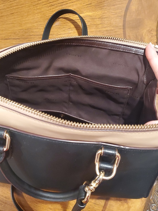 coach bond backpack 30949 Signature Satchel Tan Rust Balilene Coach selena bond bag -